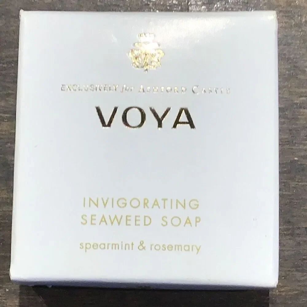 Voya seaweed soap with spearmint and Rosemary